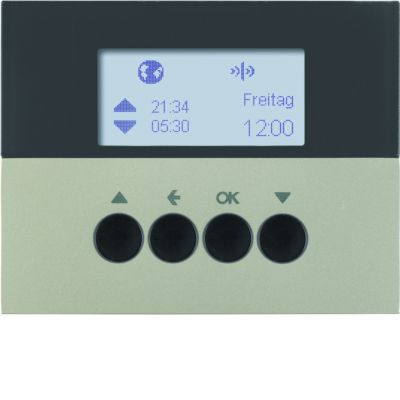 BERKER K.5 KNX RF quicklink Łącznik żaluzjowy czasowy do sterownika żaluzjowego i mechanizmu załączającego Berker.Net stal lakierowany 85745173 HAGER (85745173)