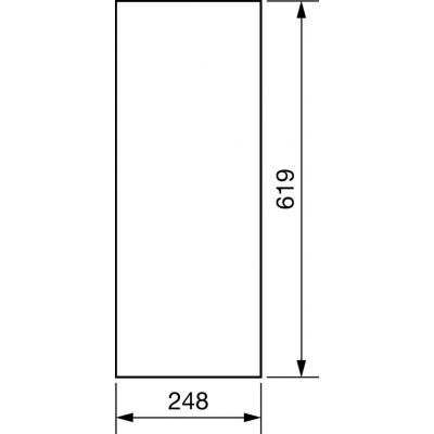 univers Drzwi lewe do obudowy IP44 650x800mm FZ007N HAGER (FZ007N)