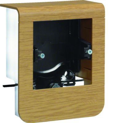 tehalit.SL Pusty nośnik urządzeń 20x55 fi60 dąb SL20055901D5 HAGER (SL20055901D5)