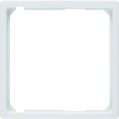 BERKER Q.x Pierścień oddzielający do płytki czołowej biały aksamit 11096089 HAGER (11096089)