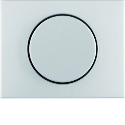 BERKER K.5 Płytka czołowa z pokrętłem Regulator do ściemniacza obrotowego aluminium 11357003 HAGER (11357003)