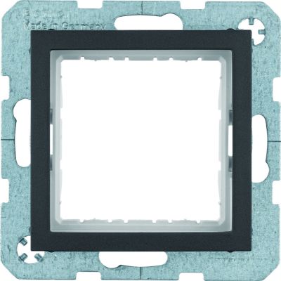 BERKER B.X Zestaw adaptacyjny do modułów systo 45x45mm antracyt 14401606 HAGER (14401606)