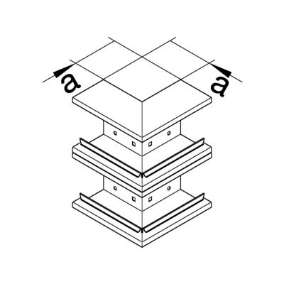 tehalit.BRS Kąt zewnętrzny 100x210 Dstal ocynk BRS1002103DVERZ HAGER (BRS1002103DVERZ)