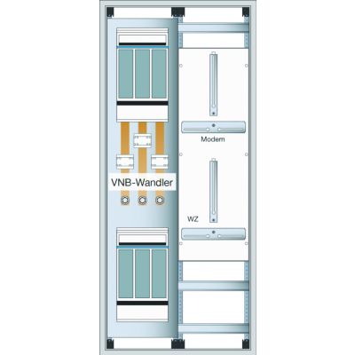 univers N Blok z płytą montażową dla 1xNH1 450x250mm UD31D1B HAGER (UD31D1B)