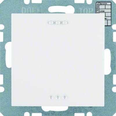 BERKER KNX system S.1/B.3/B.7 Regulator temperatury bez sterowania ręcznego z interfejsem uniwersalnym biały 75441259 HAGER (75441259)