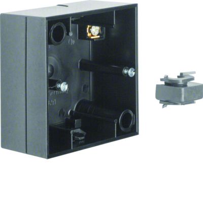 BERKER S.1 Puszka natynkowa pojedyncza kremowy połysk 10418982 10418935 HAGER (10418935)