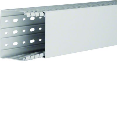 tehalit.HA7 Kanał grzebieniowy bezhalogenowy 80x100mm jasnoszary HA780100 HAGER (HA780100)