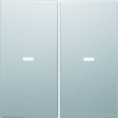 BERKER KNX e/s B.x Klawisze z soczewką do modułu przycisku podwójnego aluminium mat lakierowana. 80960383 HAGER (80960383)