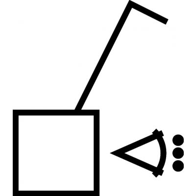 BERKER B.X/S.1 Nasadka czujnika ruchu 1,1 m biały 85341189 HAGER (85341189)