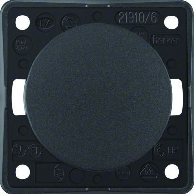 Łącznik klawiszowy uniwersalny; antracyt mat; Integro Flow/Pure 936562505 HAGER (936562505)