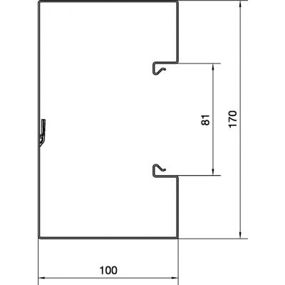 tehalit.BRS Podstawa 100x170mm stal ocynk BRS1001701VERZ HAGER (BRS1001701VERZ)