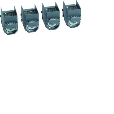 Zaciski klatkowe Al/Cu x250 4P HYB002H HAGER (HYB002H)