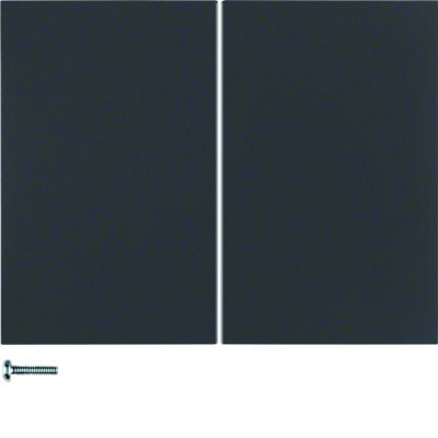 BERKER K.1 Przycisk podwójny antracyt 85142175 HAGER (85142175)