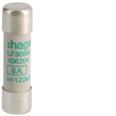 Wkładka bezpiecznikowa cylindryczna CH-10 10x38mm aM 6A 500VAC LF306M HAGER (LF306M)
