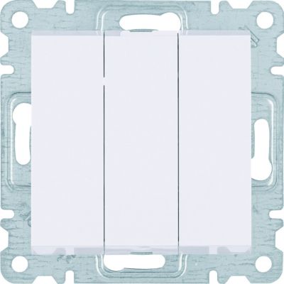 lumina Łącznik 3-klawiszowy 3-biegunowy biały WL0070 HAGER (WL0070)