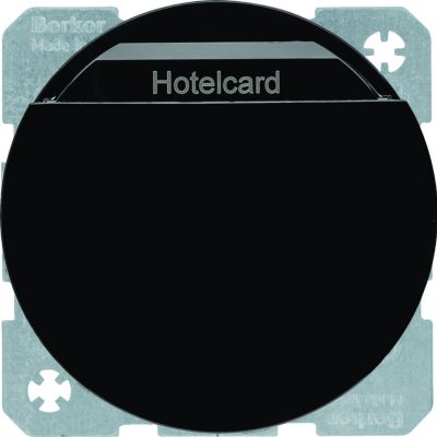 BERKER R.1/R.3 Łącznik przekaźnikowy na kartę hotelową czarny 16402045 HAGER (16402045)