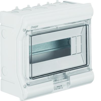 Rozdzielnica modułowa 1x10 natynkowa IP65 Vector VE110PN HAGER (VE110PN)