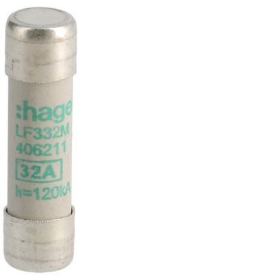 Wkładka bezpiecznikowa cylindryczna CH-10 10x38mm aM 32A 400VAC LF332M HAGER (LF332M)