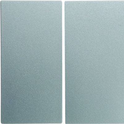 BERKER B.Kwadrat/B.7 Klawisze do łącznika 2-klawiszowych aluminium mat lakierowana 16231404 HAGER (16231404)