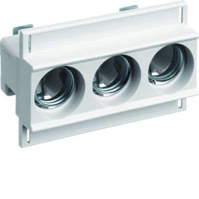 Gniazdo bezp. ceram. DII E27 3P 25A 500V TS35 zac.pałąk. 10mm2 LE27K-3 HAGER (LE27K-3)