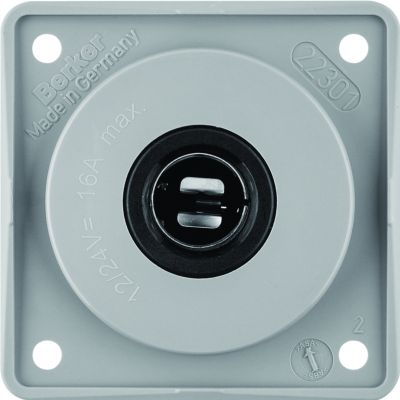 Integro Flow Gniazdo zasilające 12 V, samochodowe, szary (945172507)