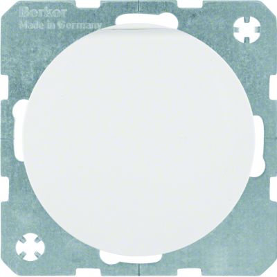 BERKER R.1/R.3 Gniazdo SCHUKO z pokrywą biały 47512089 HAGER (47512089)