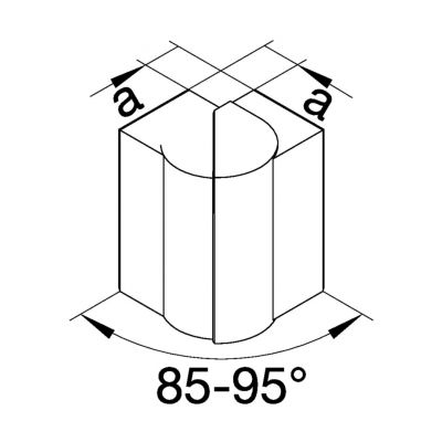 tehalit.BRP/BRAP Kąt zewnętrzny 65x100, biały (BRP651003H9016)