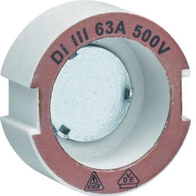 Wstawka kalibrująca DSIII/E33 63A 500V miedź LE33P63 HAGER (LE33P63)