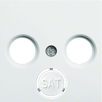 lumina Płytka czołowa RTV-SAT biały WL6310 wl6310 HAGER (wl6310)