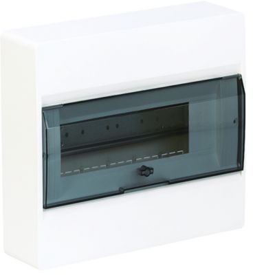 cosmos Rozdzielnica 1x12 natynkowa IP40 drzwi transparentne VD112TP HAGER (VD112TP)
