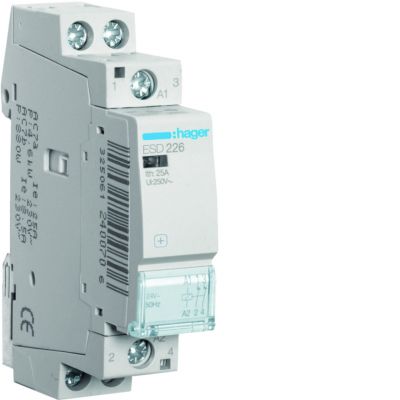 Stycznik modułowy 24V AC 2R 25A AC-7A B ESD226 HAGER (ESD226)