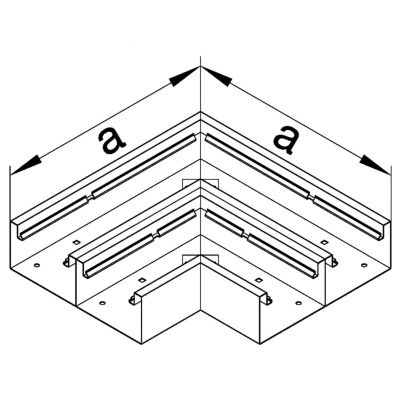 tehalit.BRS Kąt płaski 65x210 D stalowy jasnoszary BRS652105D7035 HAGER (BRS652105D7035)