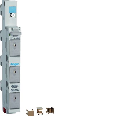 Rozłącznik bezpiecz. listw. do szyn 60mm D01/D02/CH10 4P 63A 400VAC 60/110VDC L066M HAGER (L066M)