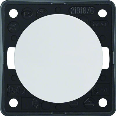 Łącznik klawiszowy uniwersalny; śnieżnobiały połysk; Integro Flow/Pure 936562509 produkt wycofany HAGER (936562509)