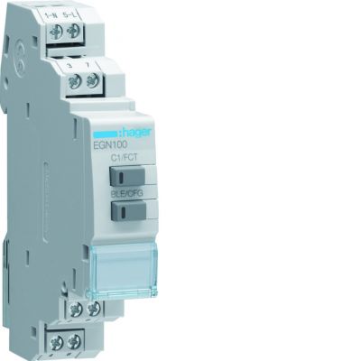 Wielofunkcyjny zegar cyfrowy z Bluetooth 10A 1-krotny EGN100 HAGER (EGN100)