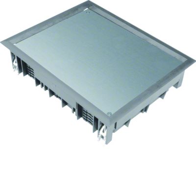 tehalit.VE-EE Pokrywa pełna VDE09 200x253 wykładzina 12mm stal szary PA VDE09127011 HAGER (VDE09127011)
