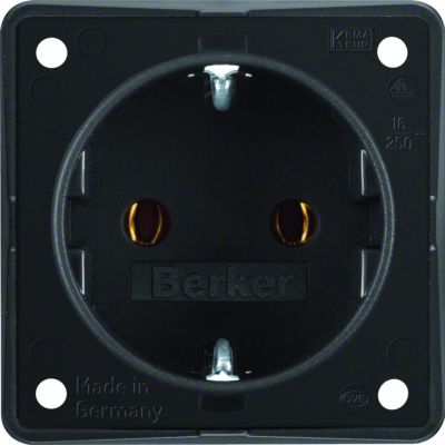 BERKER Integro Flow Gniazdo SCHUKO cz 947782503 HAGER (947782503)