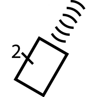 KNX q/e/s Pilot radiowy 2-kanałowy KNX RF TU402 HAGER (TU402)
