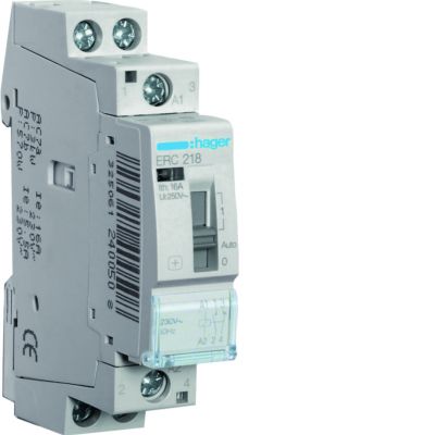 Przekaźnik instalacyjny 230VAC 1Z+1R 16A ERC218 HAGER (ERC218)