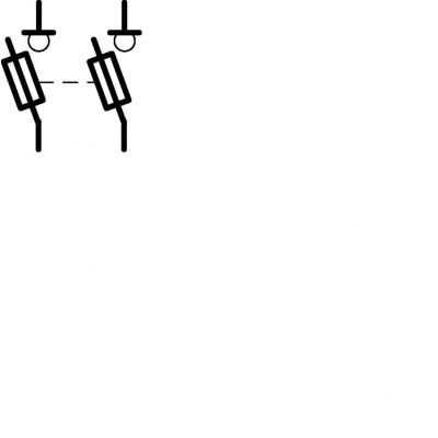 Rozłącznik bezpiecznikowy cylindryczny 2P 20A 10x38mm L96200 HAGER (L96200)
