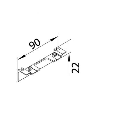 tehalit.SL Maskownica nośnika 20x55 fi60 buk SL20055ACD2 HAGER (SL20055ACD2)