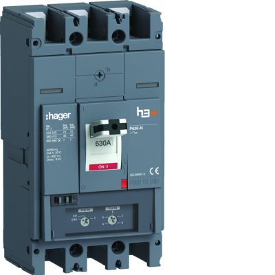 MCCB Wyłącznik mocy h3+ P630 TM 3x630A 40kA (HNW630DE)