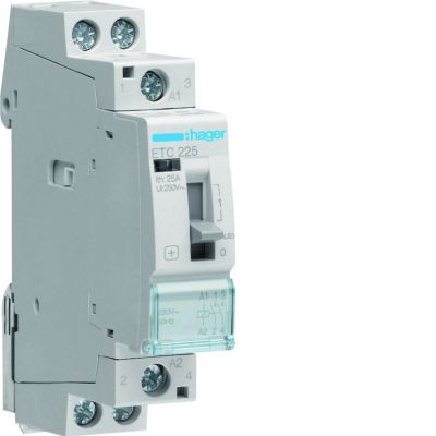 Stycznik modułowy taryfowy Dzień/Noc 230V AC 2Z 25A AC-7A B ETC225 HAGER (ETC225)