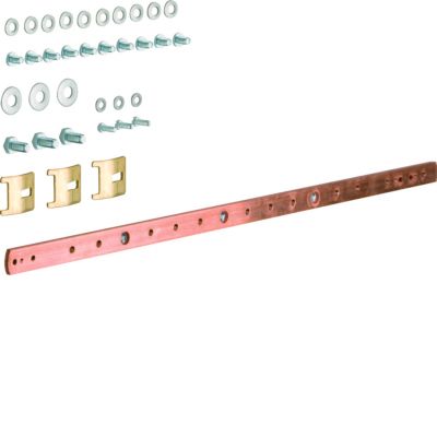 univers Szyna uziemiająca Cu 20x5mm 2-polowa UZ020 HAGER (UZ020)