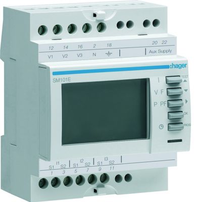 Miernik wielofunkcyjny modułowy TrueRMS SM101E HAGER (SM101E)