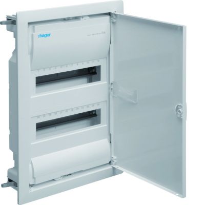 Rozdzielnica modułowa 2x12 podtynkowa do ścianek karton-gips IP30 Volta VH24NE HAGER (VH24NE)