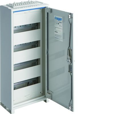 Rozdzielnica FW kompletna univers 48 modułów IP44 II kl. 650x300x160mm FWB41S HAGER (FWB41S)