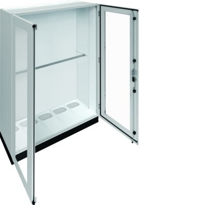 univers Rozdzielnica stojąca IP55 kl. II 1300x1850x400 + cokół 100mm drzwi transparentne FR25U1 HAGER (FR25U1)