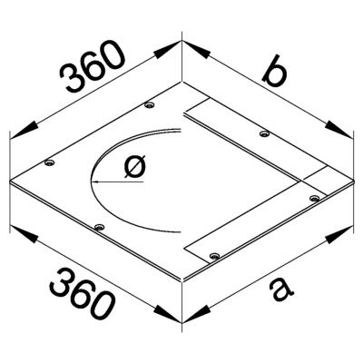 tehalit.UK Pokrywa montażowa dla UD roz.3 E04 147x247mm stal ocynkowana UDM3147E04 HAGER (UDM3147E04)