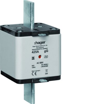Wkładka bezp. nożowa NH3 wsk.podw. uchwyt izol. gG 425A 500VAC LNH3425MK HAGER (LNH3425MK)